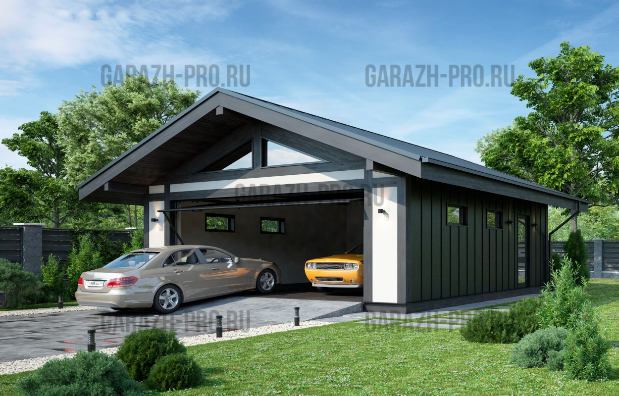 Дом с гаражом под одной крышей: красивые проекты для жизни от которых сложно отказаться (фото)
