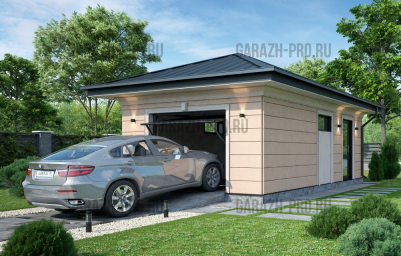 Классический гараж 4х6