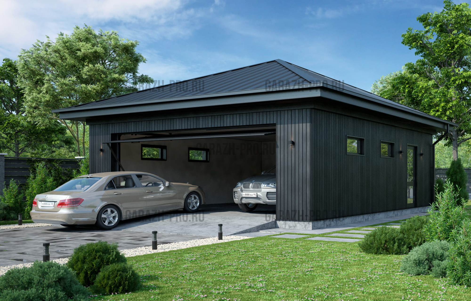 Классический гараж 5х10