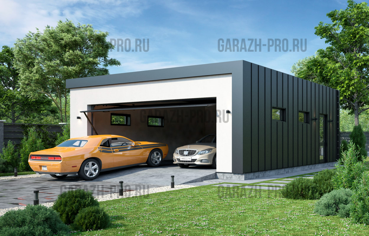 Односкатная крыша для гаража: обзор вариантов и технологии строительства