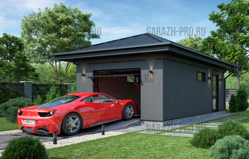 Классический гараж 3х6