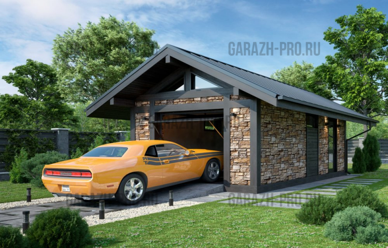 Гараж Шале 4х7